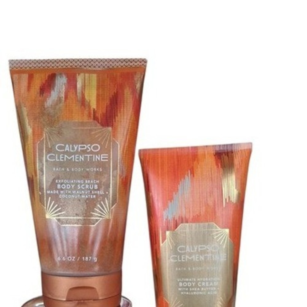 Bath & Body Works Retired Rare Womens Calypso Clementine 2Pcs Bundle Casual